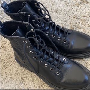 Vince Camuto Combat Boots WORN ONCE